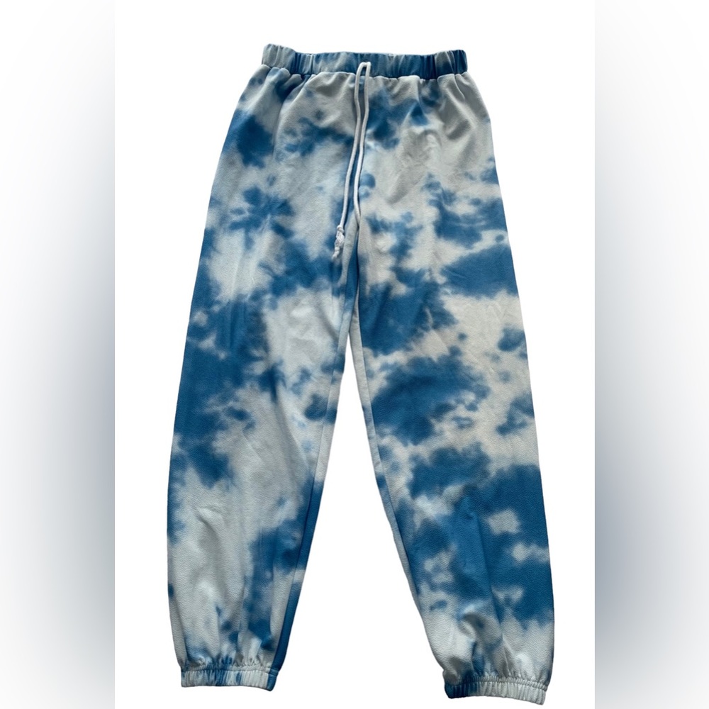 Blue and White Joggers